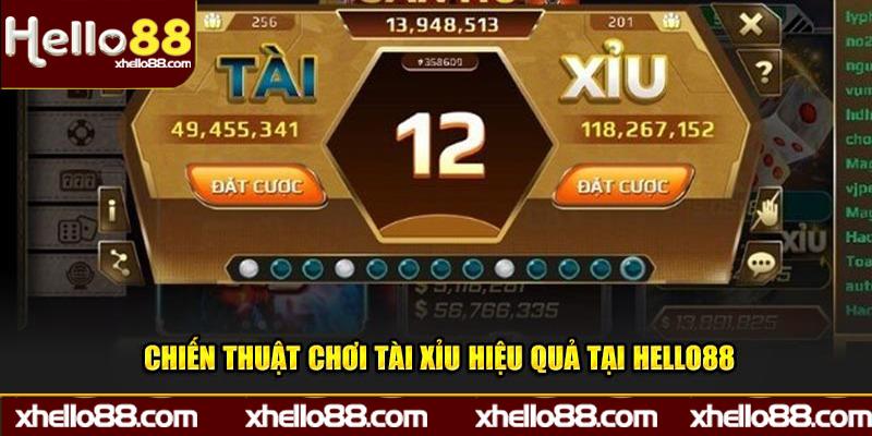 Chiến thuật chơi Tài Xỉu hiệu quả tại Hello88